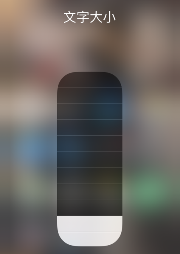 新华苹果手机维修分享小技巧：在 iPhone 控制中心快速调节字体大小 